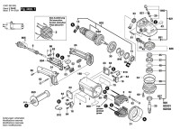 Bosch 0 601 353 003 Gws 18 U Angle Grinder 230 V / Eu Spare Parts